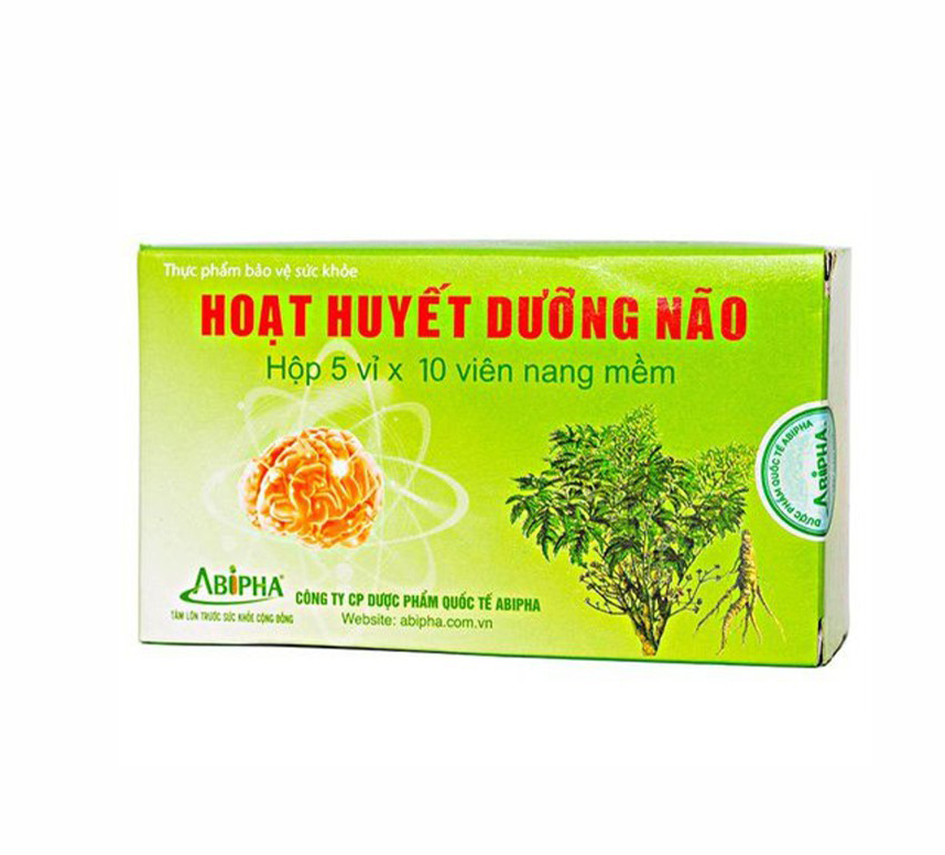 Hoạt huyết dưỡng não ABIPHA (Hộp 50 viên)