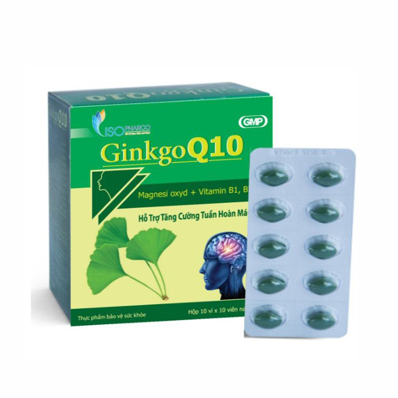 GINKGO Q10 ISOPHARCO [Hộp 100 viên]
