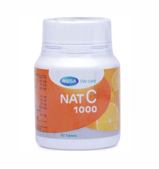 Mega We Care Nat C 1000 (Lọ 30 viên)