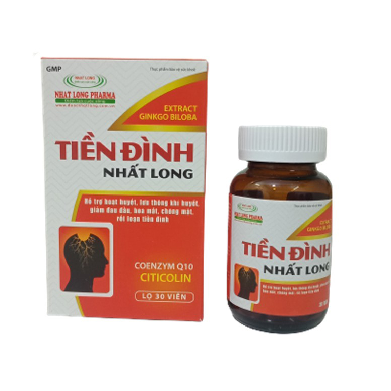 Tiền đình Nhất Long (Lọ 30 viên) - Rối loạn tiền đình, chóng mặt, hoạt huyết