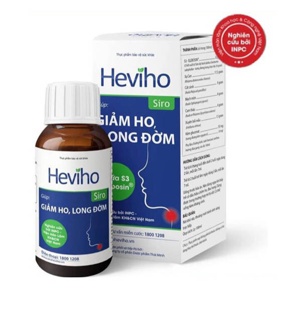 Siro HEVIHO 100ml - Giúp giảm ho, long đờm