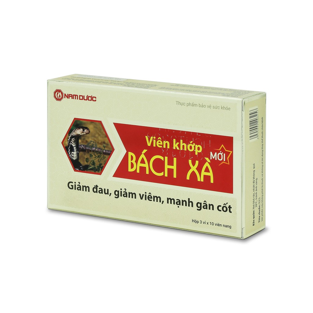 Viên khớp Bách xà mới Nam Dược - viêm xương khớp