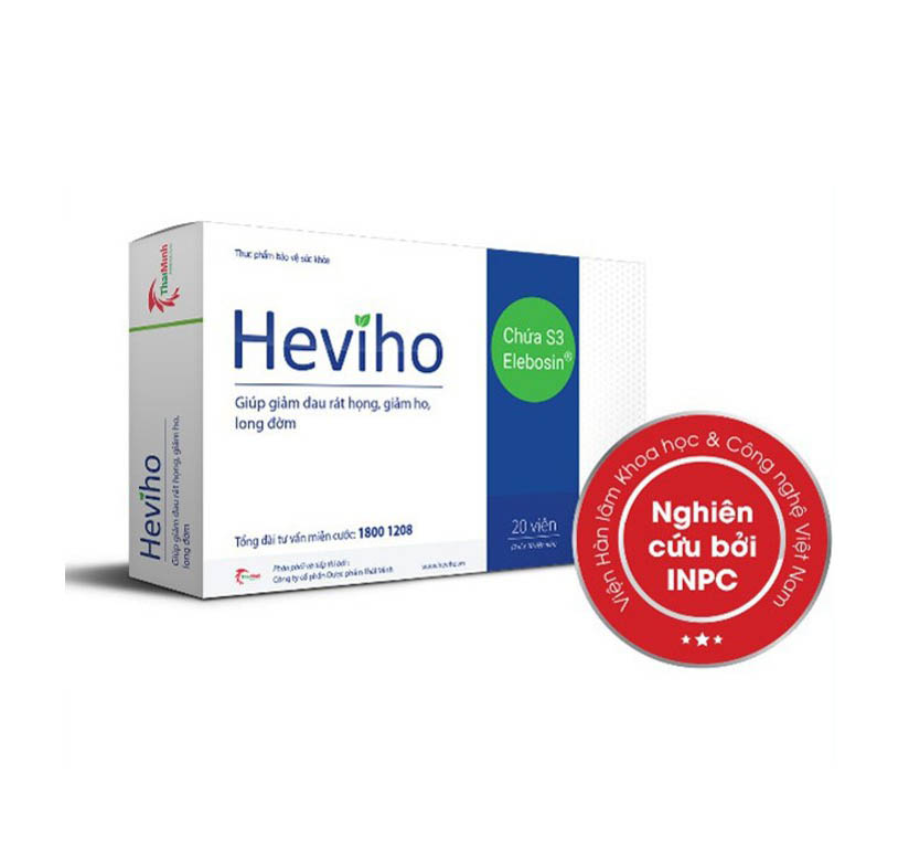 HEVIHO (Hộp 20 viên) - giảm đau, giảm ho, tiêu đờm