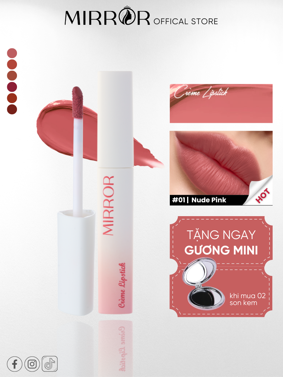 Son kem MIRROR Crème Lipstick 2g