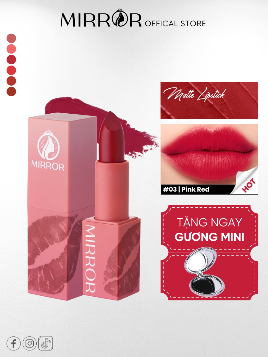 Son môi lì MIRROR Matte Lipstick 4g