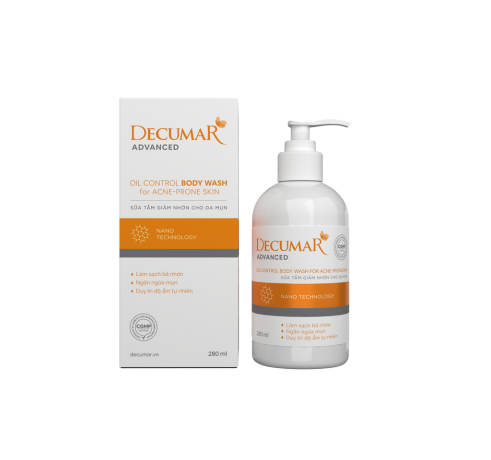 Sữa tắm giảm mụn Decumar Advanced 280ml